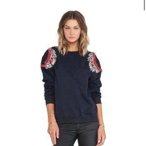 Hemant and Nandita Crystal Embellished Sweatshirt